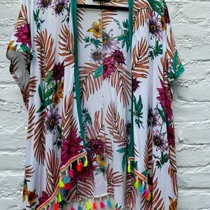 Shein colorful kimono